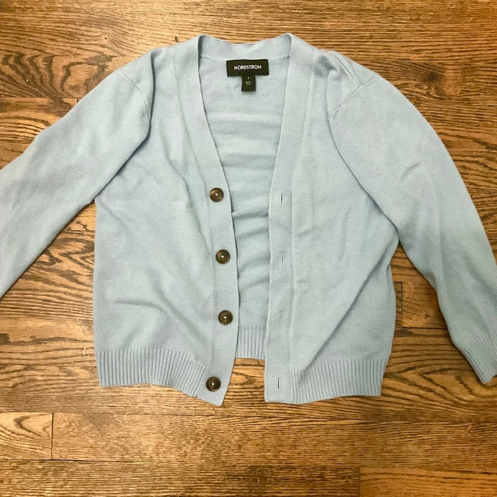 Kids Light blue cardigan